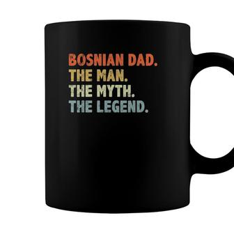 Bosnian Dad The Man Myth Legend Father’S Day Gift For Papa Coffee Mug - Seseable