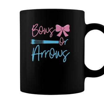 Bows Or Arrows Gender Reveal Party Idea For Mom Or Dad Coffee Mug - Seseable