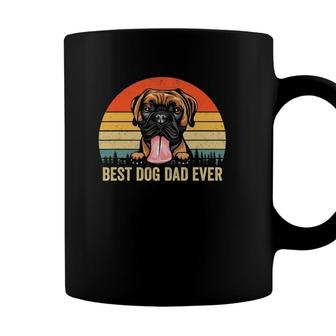 Boxer Dad Best Dog Dad Ever Vintage Dog Dad Fathers Day Coffee Mug - Seseable
