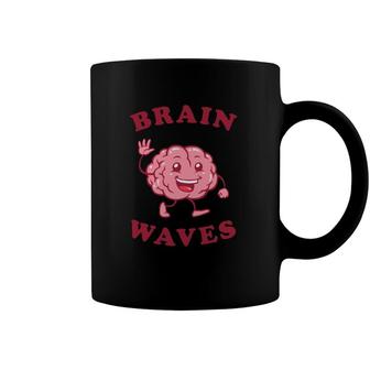 Brain Waves Funny Science Biology Coffee Mug | Mazezy