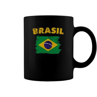 Brazil Flag - Brasil In Both South America And Latin America Coffee Mug | Mazezy