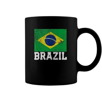Brazilian Brazil Flag National Pride Family Roots Men Women Coffee Mug | Mazezy