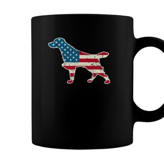 Brittany 4Th Of July Men Women Usa American Flag Dog Lover Coffee Mug - Seseable