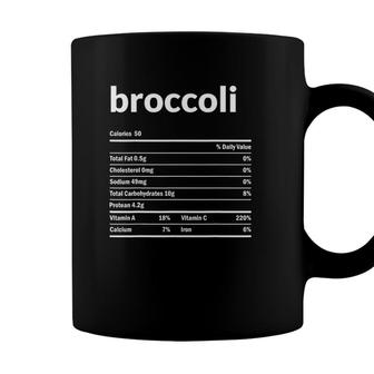 Broccoli Nutrition Facts Thanksgiving Christmas Food Coffee Mug - Seseable