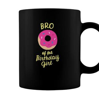 Brother Of The Birthday Girl Bro Matching Family Donut Party Coffee Mug - Seseable