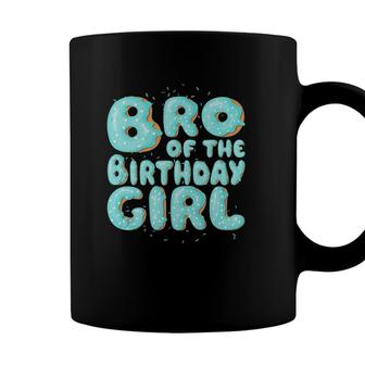 Brother Of The Birthday Girl Donut Family Matching Party Coffee Mug | Seseable CA