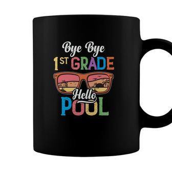 Bye Bye 1Th Grade School Hello Pool Beach Sunset Great Coffee Mug - Seseable