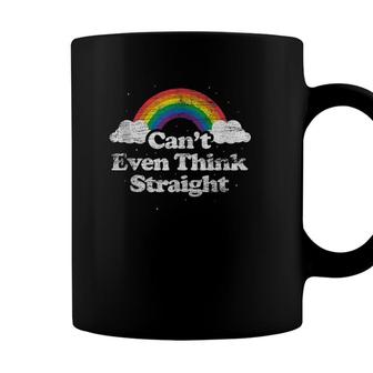 Cant Even Think Straight - Lgbt Gay Pride Month Lgbtq Coffee Mug - Seseable