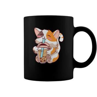 Cat Boba Tea Bubble Tea Kawaii Anime Japanese Girl Teen Gift Coffee Mug | Mazezy