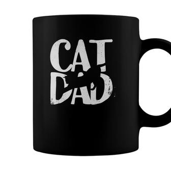 Cat Dad Christmas Gift Best Cat Dad Ever Christmas Coffee Mug - Seseable