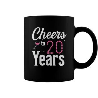 Cheers To 20 Years T 20Th Birthday Born In 2002 Coffee Mug - Seseable