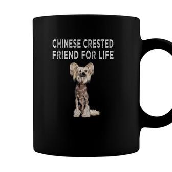 Chinese Crested Friend For Life Dog Friendship Coffee Mug - Seseable