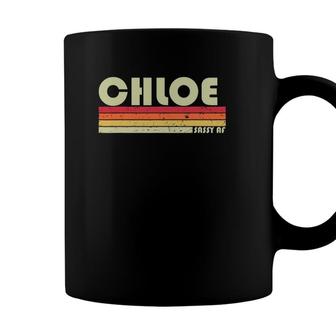 Chloe Gift Name Personalized Retro Vintage 80S 90S Coffee Mug | Seseable UK