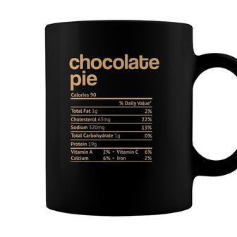 Chocolate Pie Nutrition Facts Funny Thanksgiving Christmas Coffee Mug - Seseable