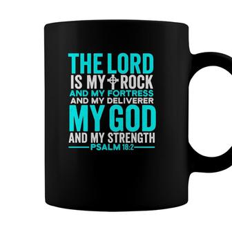 Christian Bible Verse Quote Jesus Christ Psalm 182 Coffee Mug - Seseable