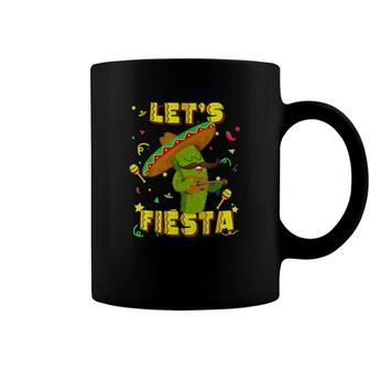 Cinco De Mayo Lets Fiesta Cactus Sombrero Hat Coffee Mug - Seseable