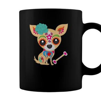 Cinco De Mayo Sugar Skull Chihuahua Coffee Mug - Seseable