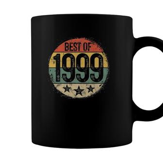 Circular Vintage Best Of 1999 23 Years Old Gift 23Rd Birthday Coffee Mug - Seseable