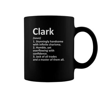 Clark Definition Personalized Name Funny Gift Idea Coffee Mug | Mazezy