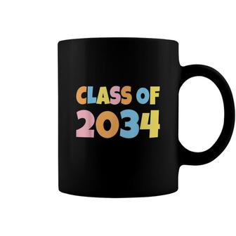 Class Of 2034 Grow With Me Colorful Kindergarten Graduation Coffee Mug - Seseable