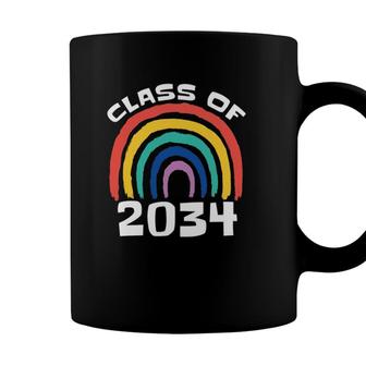 Class Of 2034 Rainbow Grow With Me School Teacher Student Coffee Mug - Seseable