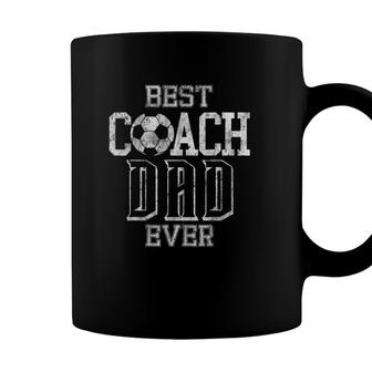 Coach Dad Soccer Daddy Papa Fathers Day Coffee Mug - Seseable