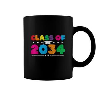 Colorful Class Of 2034 Grow With Me Graduation Coffee Mug - Seseable