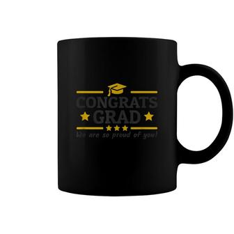Congrats Grad Proud Mom Dad Of A 2022 Graduate Graduation Coffee Mug - Seseable