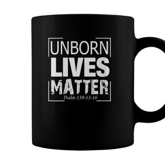 Conservative Political Pro Life Unborn Lives Matter Coffee Mug - Seseable