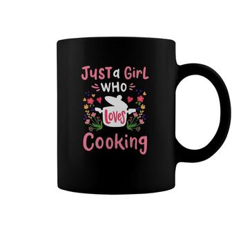 Cooking Chef Cook Just A Girl Who Loves Cooking Coffee Mug | Mazezy