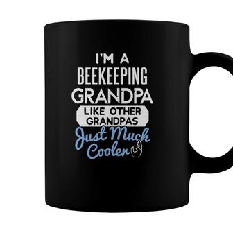 Cool Fathers Day Beekeeping Grandpa Coffee Mug - Seseable
