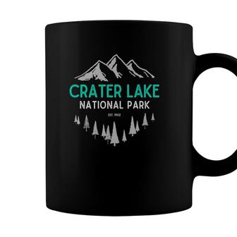 Crater Lake Vintage National Park Est 1902 Oregon Coffee Mug - Seseable