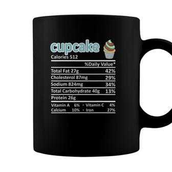 Cupcake Nutrition Food Facts Thanksgiving Funny Christmas Coffee Mug - Seseable