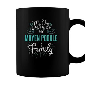 Cute Moyen Poodle Family Dog Gift For Women Men Coffee Mug - Seseable