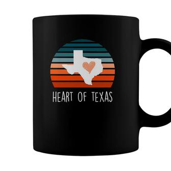 Cute Texas Girl Gift Heart Of Texas I Love Tx Womens Coffee Mug - Seseable