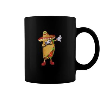 Dabbing Mexican Cinco De Mayo Tacos Great Food Coffee Mug - Seseable