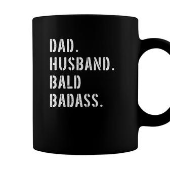 Dad Bald Guy Gifts From Daughter Son Wife Coffee Mug - Seseable