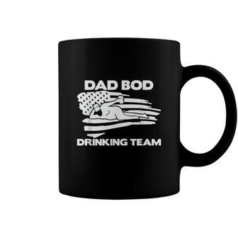 Dad Bod Drinking Team Funny Fathers Day America Coffee Mug - Seseable