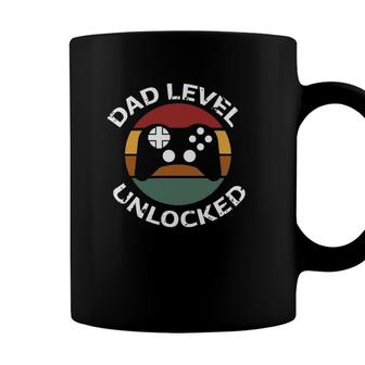 Dad Level Unlocked With Games Controler Fathers Day For Dad Coffee Mug - Seseable