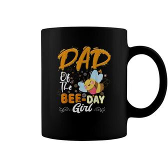 Dad Of The Bee Day Girl Hive Party Matching Birthday Coffee Mug - Seseable