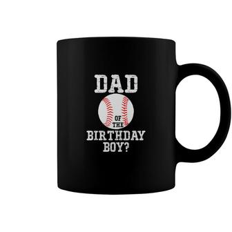 Dad Of The Birthday Boy Sport Is Playing Tennis Ball Coffee Mug - Seseable