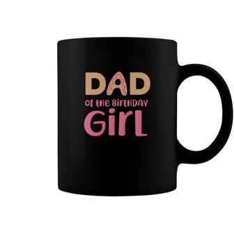 Dad Of The Birthday Girl With Cakes And Colorful Coffee Mug - Seseable