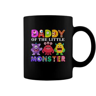 Daddy Of The Little Monster Birthday Party Family Monster Coffee Mug - Seseable