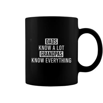 Dads Know A Lot Grandpas Know Everything 2022 Style Coffee Mug - Seseable
