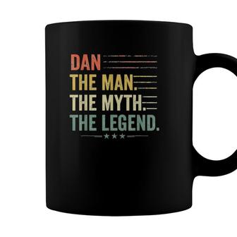 Dan The Man The Myth The Legend Fathers Day Birthday Gift Classic Coffee Mug | Seseable UK