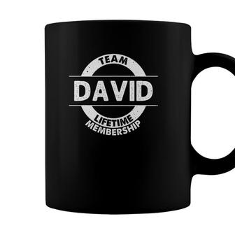 David Gift Funny Surname Family Tree Birthday Reunion Idea Coffee Mug - Seseable