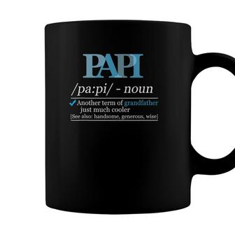 Definition Papi Funny Grandpa Dad Fathers Day Coffee Mug - Seseable