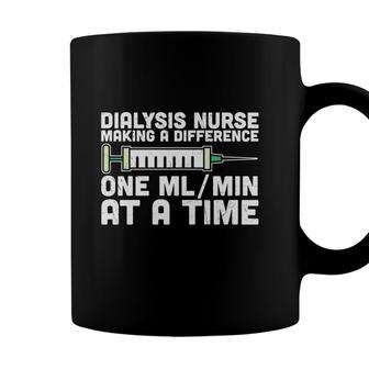 Dialysis Nurse Making A Difference One At A Time New 2022 Coffee Mug - Seseable