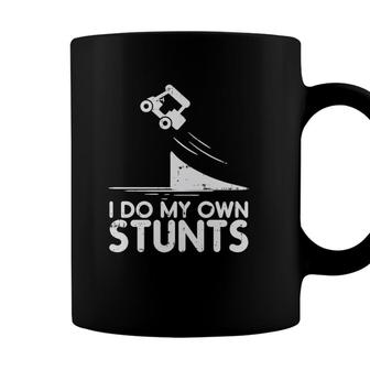 Do My Own Stunts Golf Cart Funny Broken Bone Driver Gift Coffee Mug - Seseable