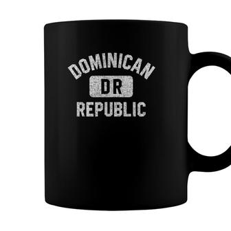 Dominican Republic Dr Style Distressed White Print Coffee Mug - Seseable